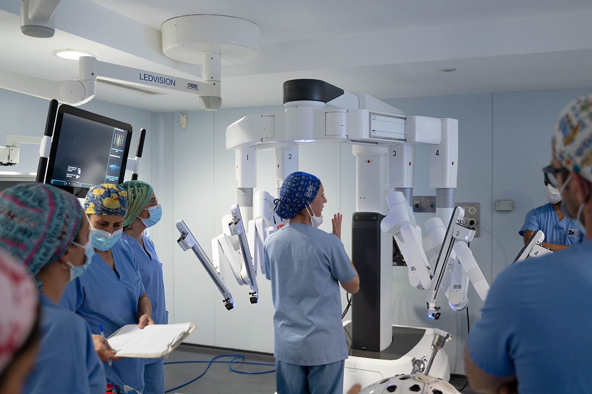 Da Vinci robotic surgery 2